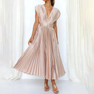 Tatiana | Timeless Pleated Midi Dress