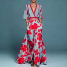 Alyssa | Elegant Floral Wrap Dress