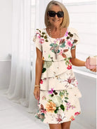 Neha | Elegant Comfort Ruffle Dress