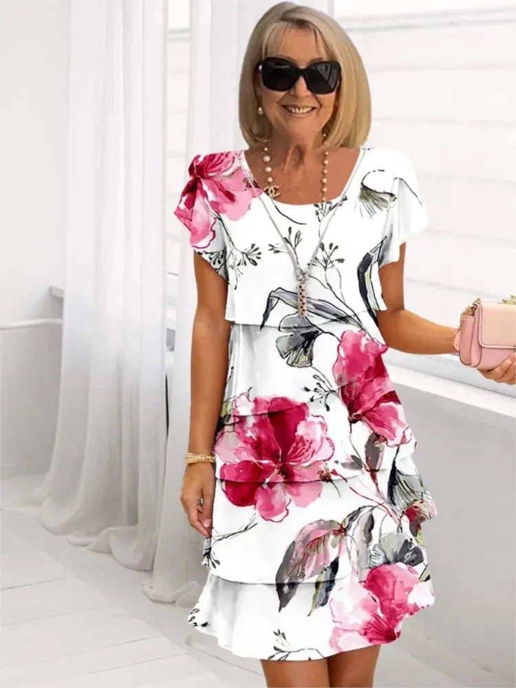Gladis | Elegant Comfort Ruffle Dress