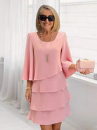 Noelia | Elegant Comfort Ruffle Dress