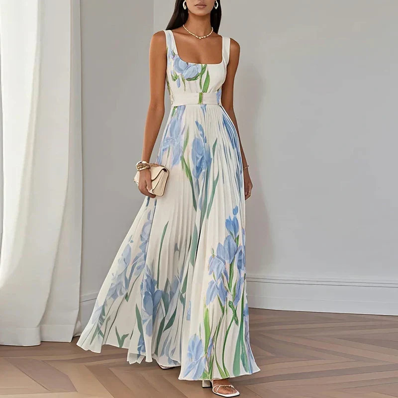 Alejandra | Floral a-Line Maxi Dress