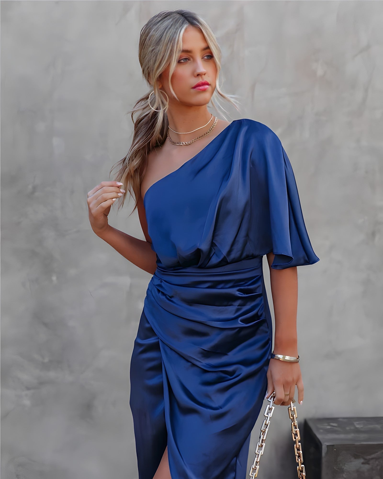 Frances | Elegant Silk Party Dress