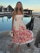 Mireya | Halter Floral Elegance Dress
