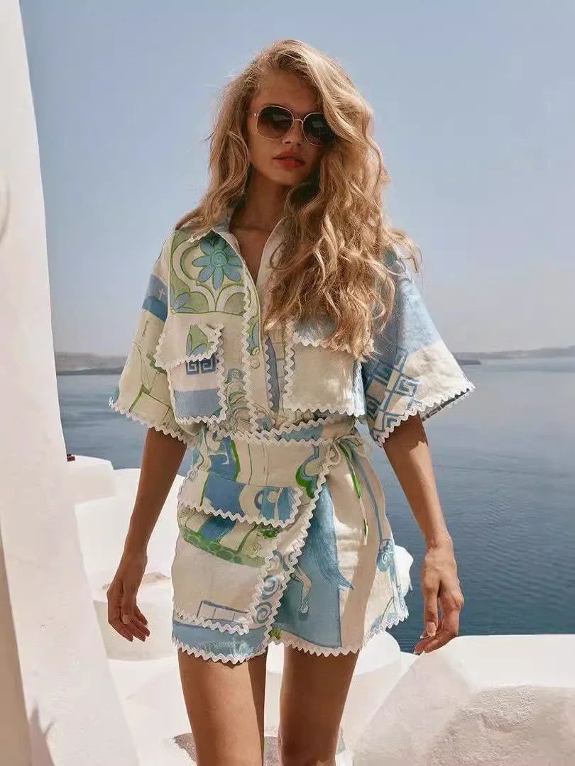 Elvira | Chic Patchwork Set