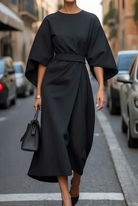 Jacquelyn | Elegant Dress with Lantern Sleeves