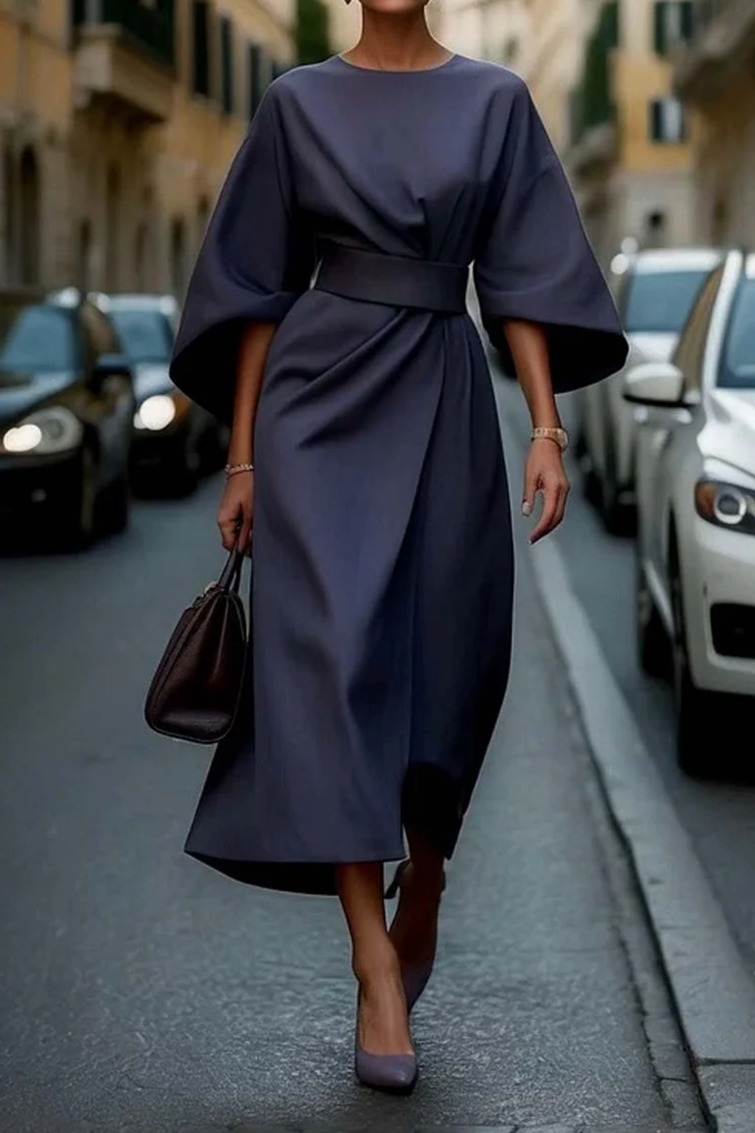 Estela | Wide Sleeve Dress