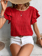Mayra | Light & Breezy Blouse with Fun Ruffles