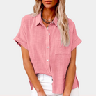 Pamela | Lightweight Shirt with Front Pocket