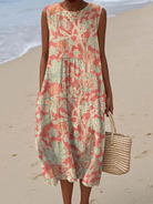 Christi | Floral Midi Dress
