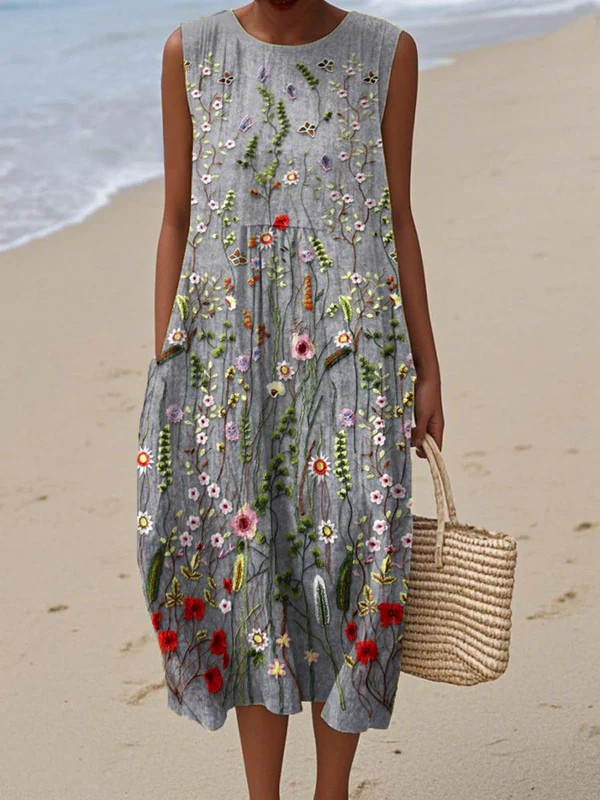 Shari | Wildflower Midi Dress