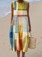 Kaylee | Geometric Midi Dress