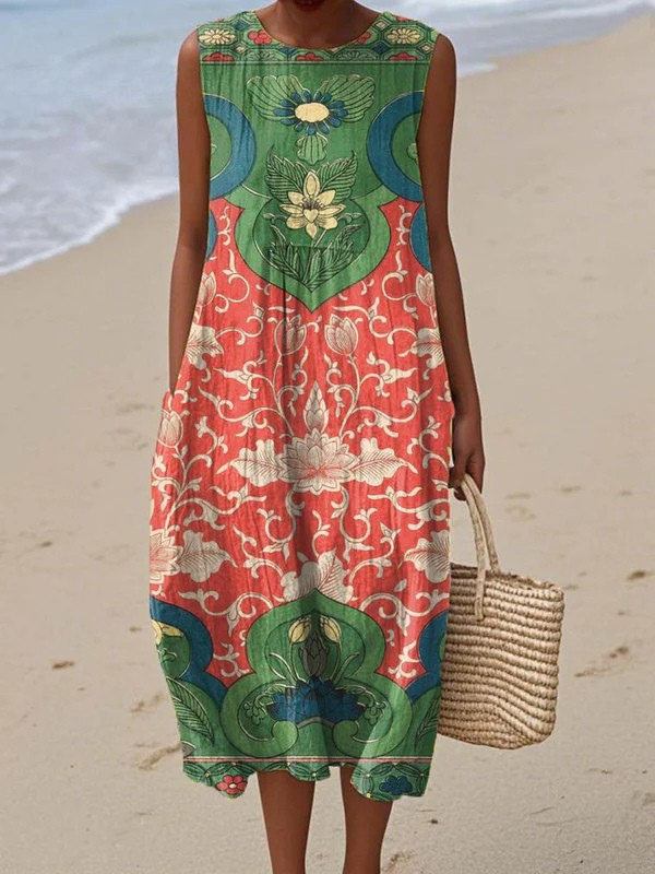Gayle | Bohemian Midi Dress