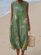 Dianna | Woodland Midi Dress