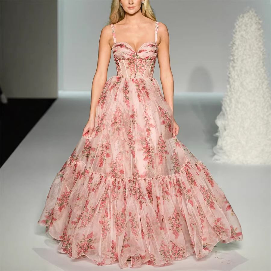 Rosalia | Tiered Ruffle Tulle Gown