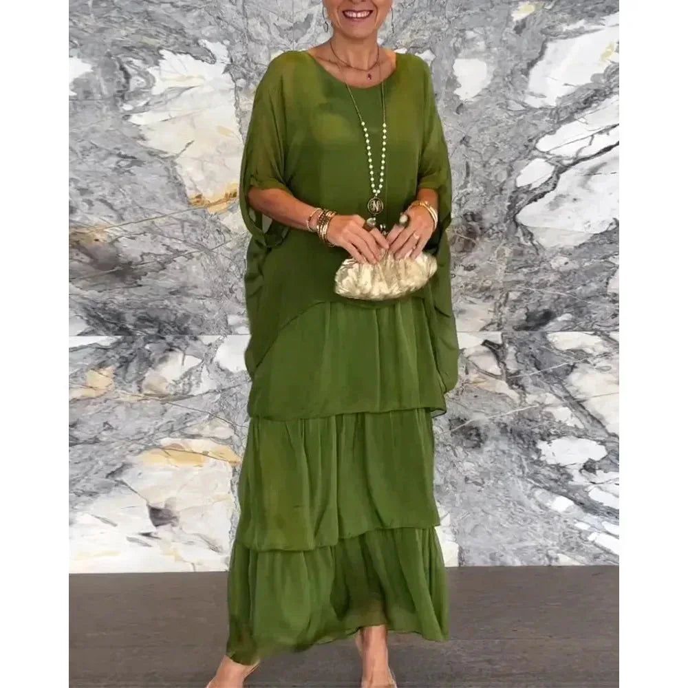 Johana | Long and Flowing Elegant Dress