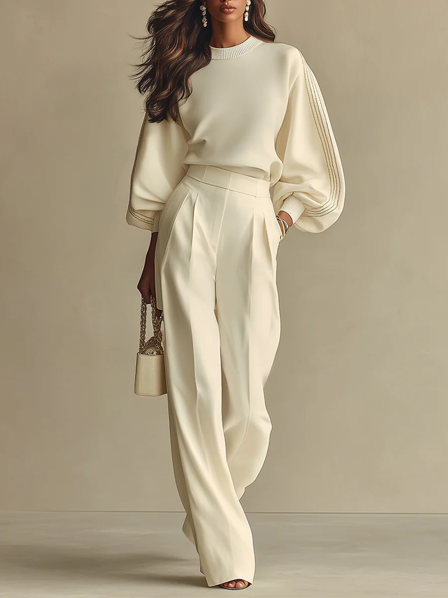 Theresa | Elegant Ribbed Set
