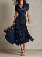 Helen | Vintage Elegant Chiffon Maxi Dress