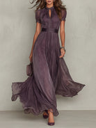Candy | Vintage Elegant Chiffon Maxi Dress