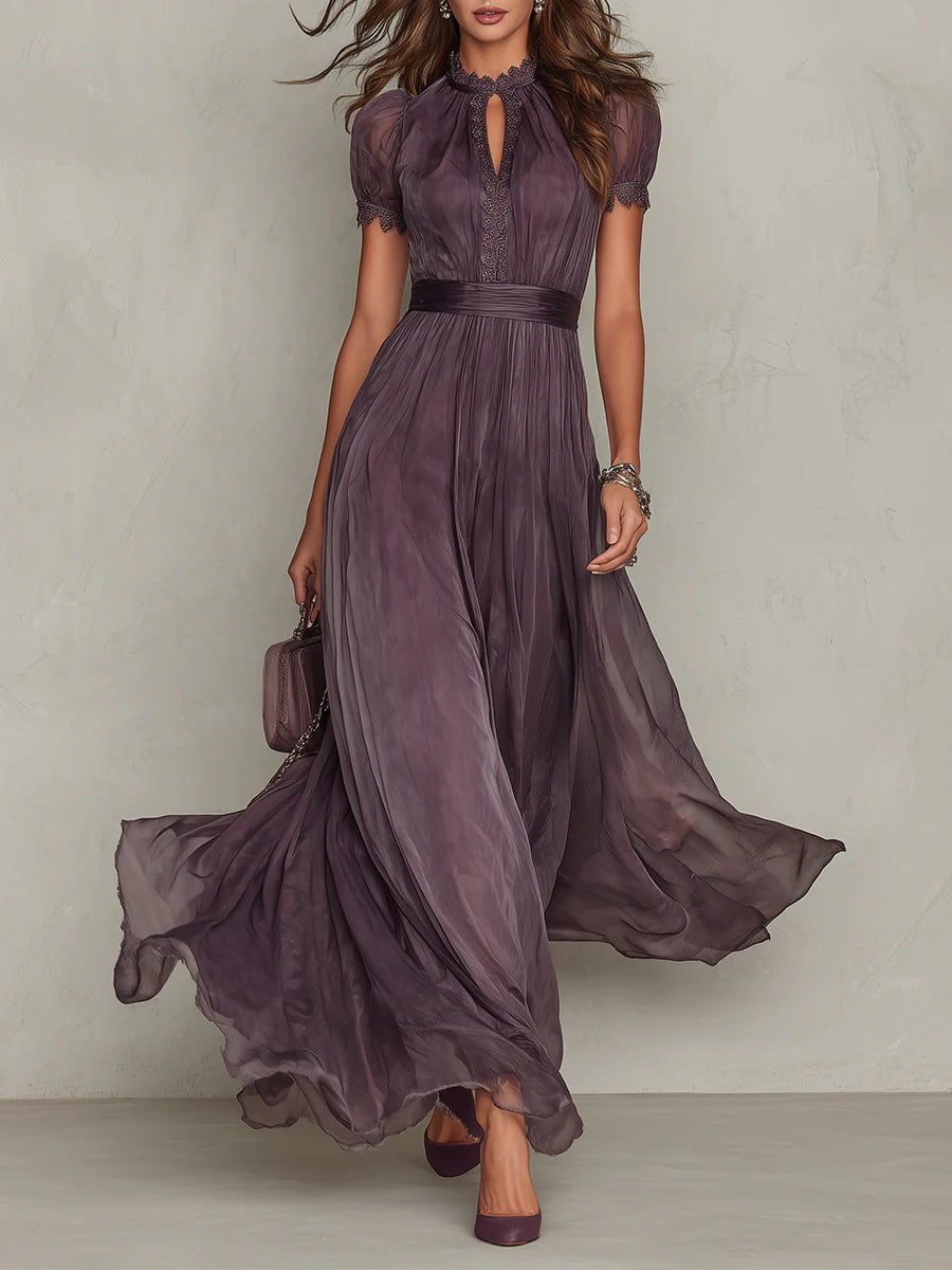 Erika | Flowing Chiffon Maxi Dress