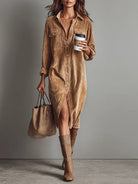 Kari | Soft Corduroy Dress