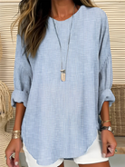 Tori | Trendy Striped Blouse