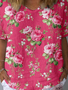 Rebeca | Artistic Floral Shirt