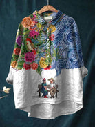 Cheryl | Artistic Garden Dream Women's Casual Blouse