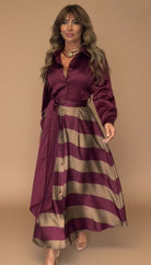 Aileen | Striped Maxi Dress