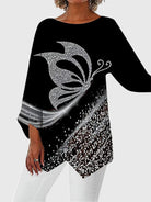 Cris | Elegant Crew Neck Top