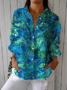 Shari | Peacock Grace Blouse