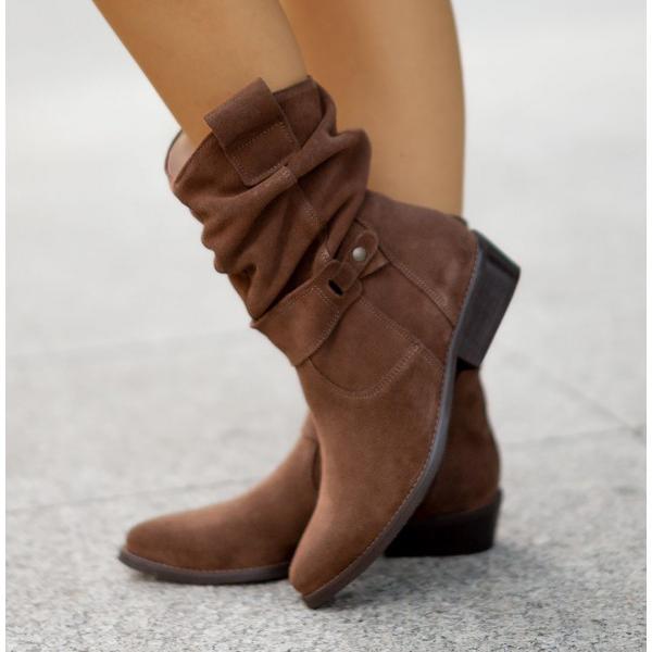 Eunice | Leather-Style Boots