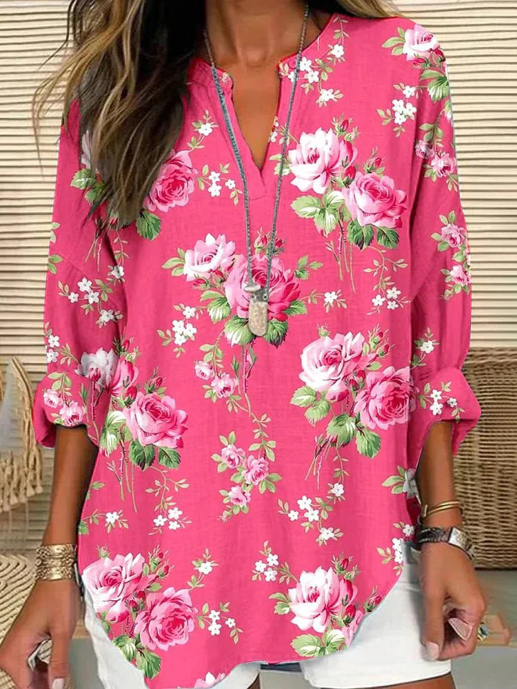 Claire | Graceful Floral Blouse