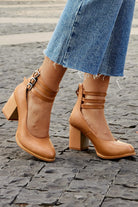 Dianna | Triple Buckle Heels