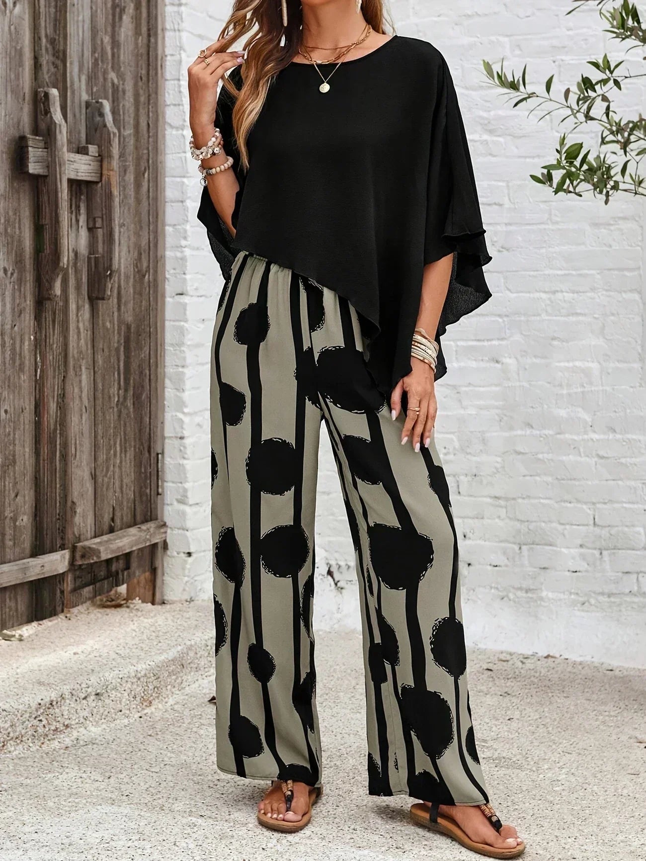 Eunice | Comfortable Elastic Waist Two-Piece Set