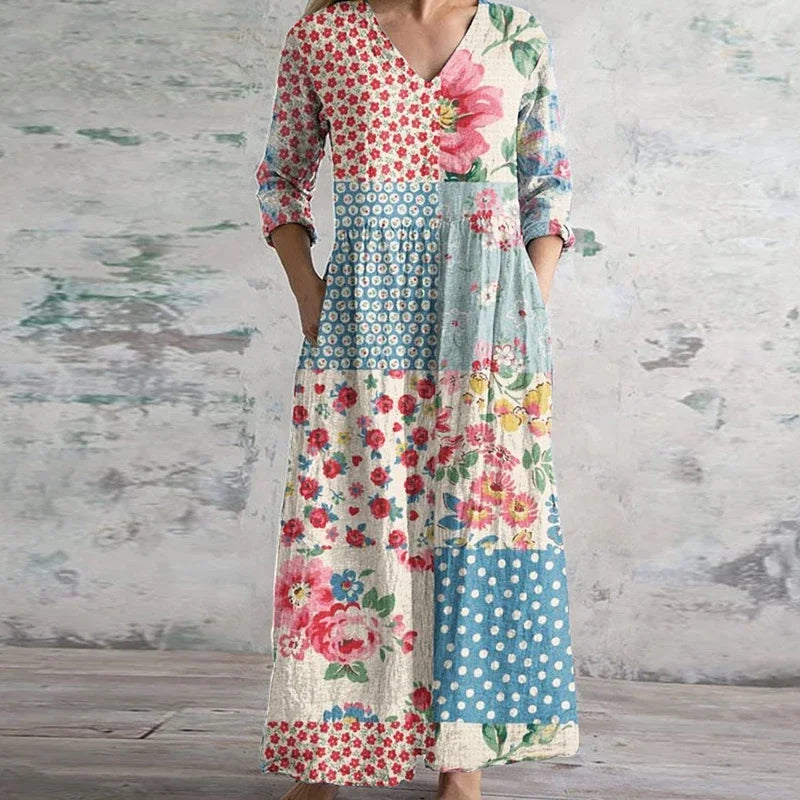 Nana | Elegant Retro Maxi Dress