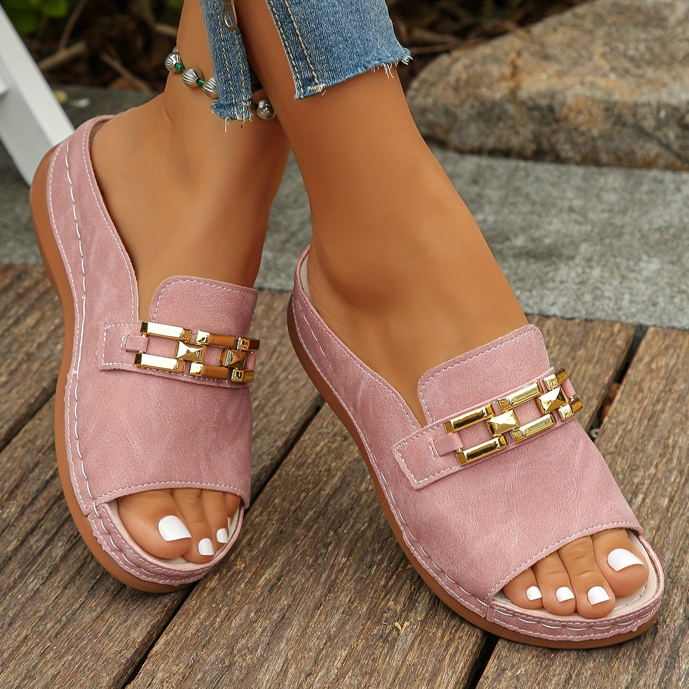 Abby | Slide Sandals