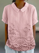 Niki | Floral Embroidered Shirt