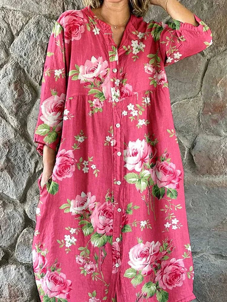 Estrella | Art Floral Dress