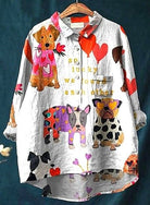 Britt | Artistic Heart & Pets Casual Blouse