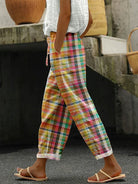 Bree | Comfortable Checkered Pants