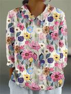 Barb | Artistic Floral Top