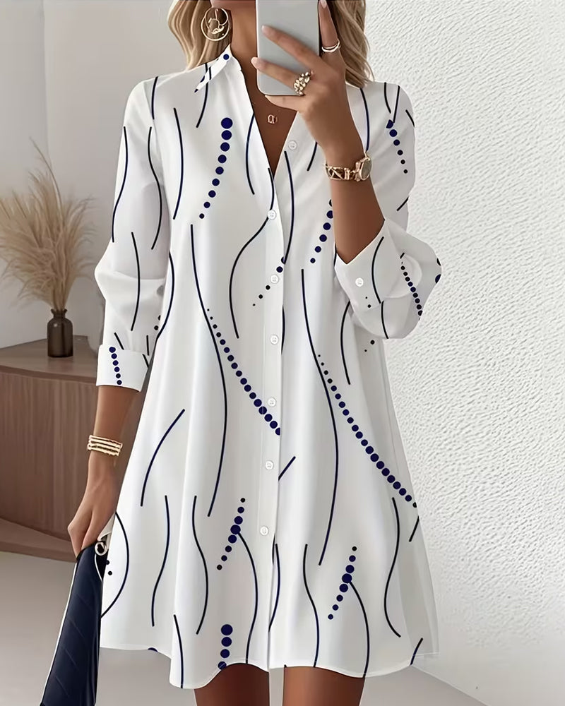 Glenda | Wavy Collar Shirt