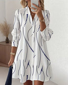 Glenda | Wavy Collar Shirt