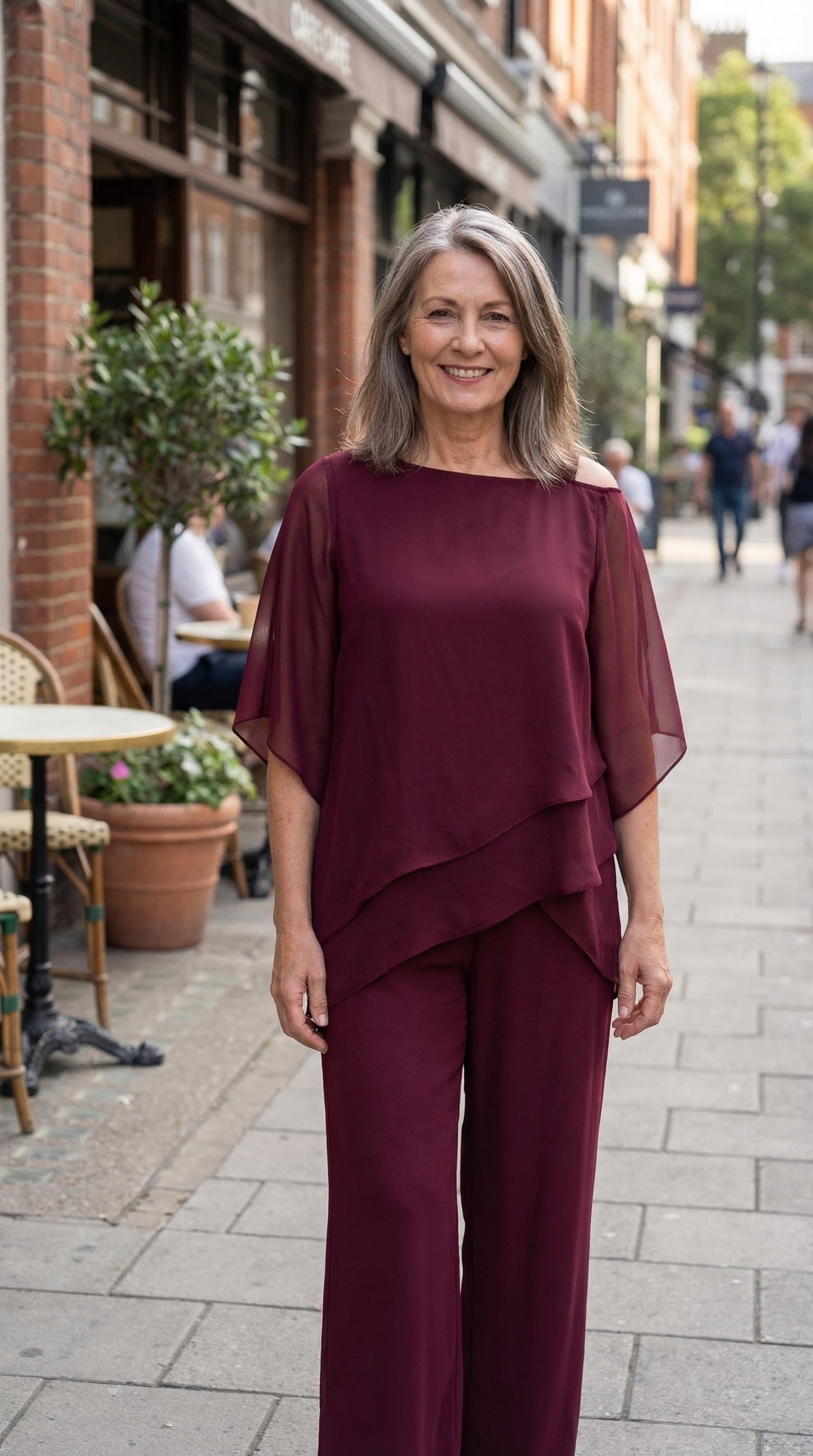 Kellie | Soft Drape Two-Piece Set – Effortless Polish, All-Day Comfort
