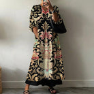 Dayana | Elegant Dress with Evi Print