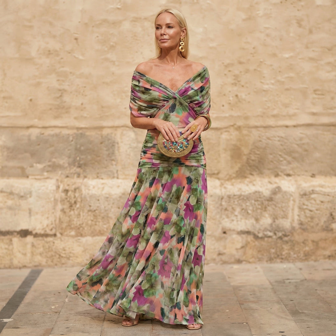 Flor | Elegant Colorful Dress