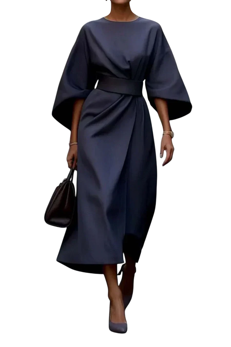 Gisela | Elegant Lantern Sleeve Dress