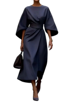 Gisela | Elegant Lantern Sleeve Dress