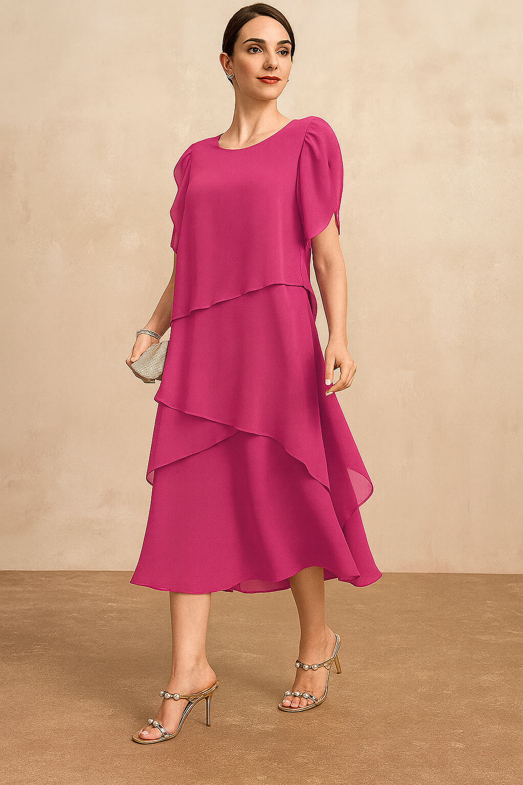 Guillermina | Classic Chiffon Dress